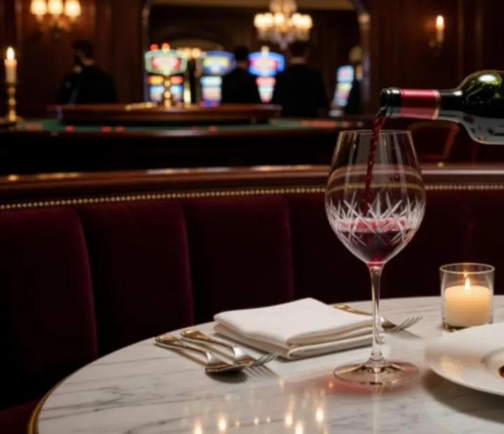 Verres de vin et bouteille premium dans une lumière dorée